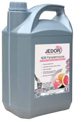 JEDOR NDB PAMPLEMOUSSE 3D - 5L Nettoyant, Désinfectant, Bactéricide