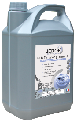 JEDOR 3D TENTATION GOURMANDE 3D - 5L Détergent, Désodorisant et Désinfectant