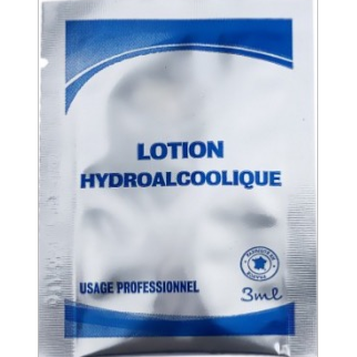 Lotion hydroalcoolique 3 ml
