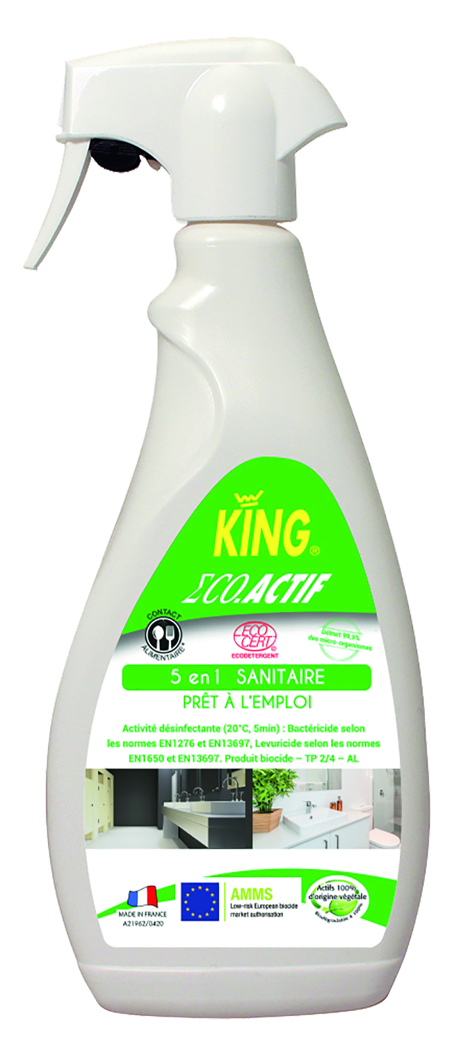 King Eco Actif 5 en 1 Sanitaire 750 ml