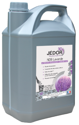 JEDOR 3D NDB LAVANDE  - 5L Nettoyant, Désinfectant, Bactéricide