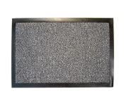 Tapis antipoussière corrida 40x60 cm gris