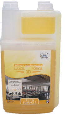 Nettoyant sol Laxol Force 3D parfum CITRON GIVRE - 1L