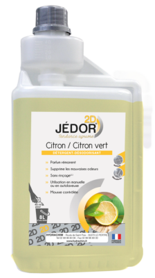 Détergent surodorant CITRON/CITRON VERT 2D - 1L